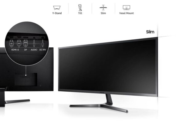 Monitor led 34" Samsung ultrawide s34j552wqn