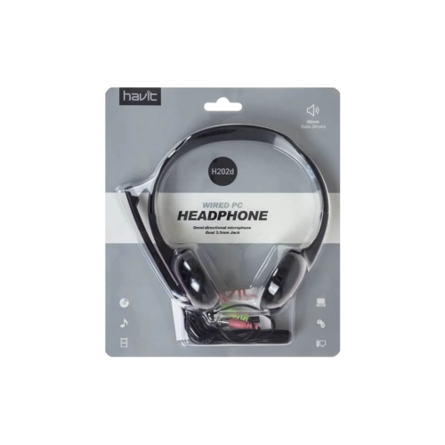 Audifonos con microfono Havit h202d