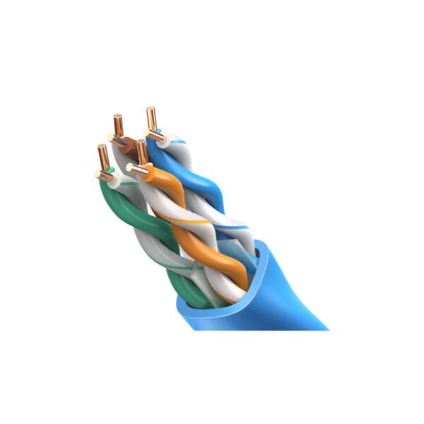 Bobina de Cable UTP Interior LanPro 100 Metros Cat.6 LP-C6M10BLS