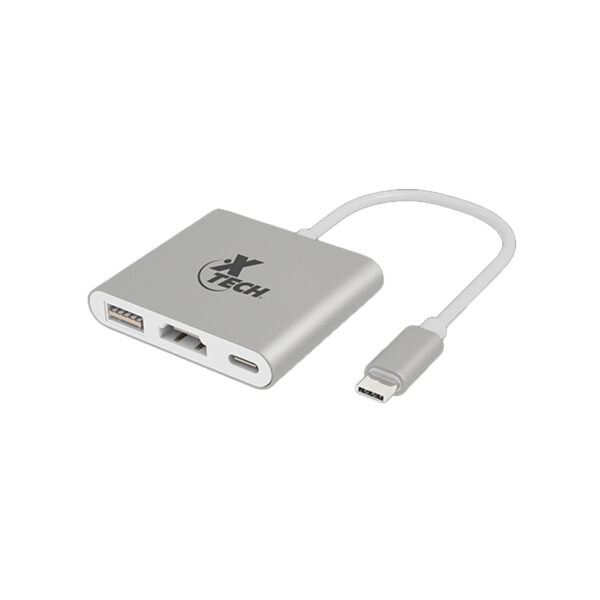 Adaptador Multipuerto Hub USB Xtech XTC-565 Tipo C 3 en 1
