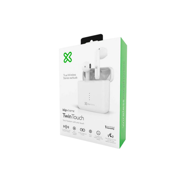 dbff9d_1837b02e59ec4922b7d8ddbc585d1bc9mv2.png Audifono Klip Xtreme Kte-010wh Twin Touch Inalambricos White