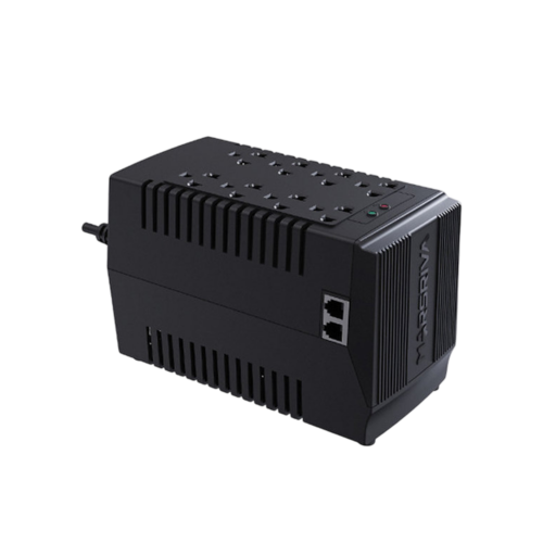 dbff9d_1b3d65f28c9f4202aa821bb98d628ae7mv2.png Regulador de Voltaje Marsriva MR-AVR600 600VA 8 tomas