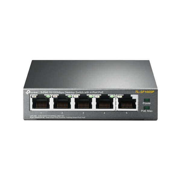 Switch TP-Link 5 Puertos TL-SF1005P 10/100MBPS + PoE Desktop
