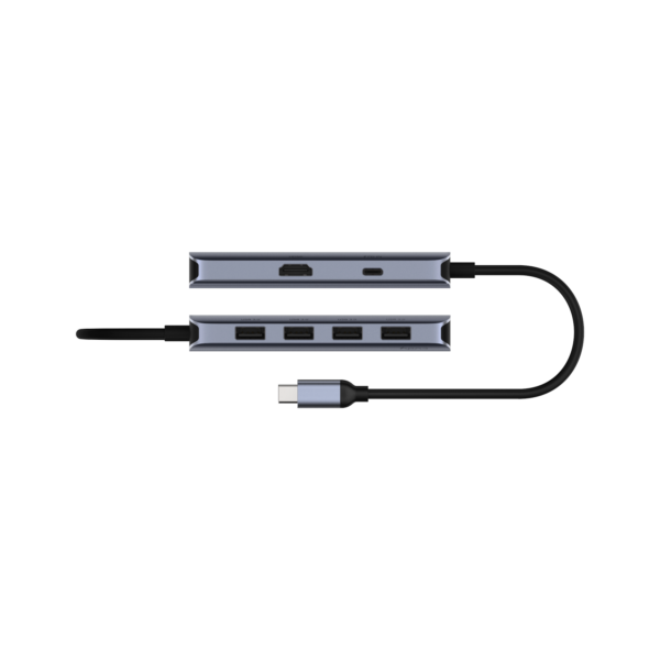 Hub Cudy UH500 Tipo C 6 en 1