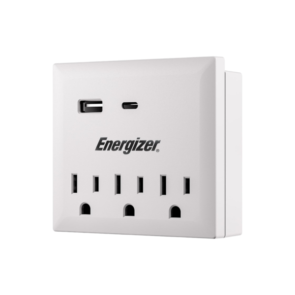dbff9d_1fb9a0d9c52245eab484c866dffacb14mv2.png Regleta Energizer 3 Tomas + 2 Puertos - USB A + USB C - YB-203-2U-P