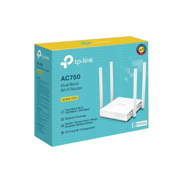 Router Tp-Link Archer C24 AC750 Dual Band