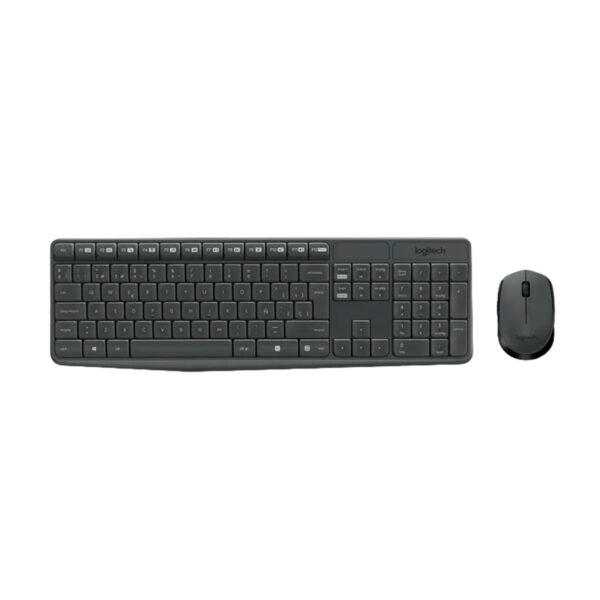 Combo teclado y mouse Logitech MK235 Inalambrico