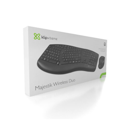 Combo Teclado Y Mouse Klip Xtreme Kbk-500 Inalambrico Español