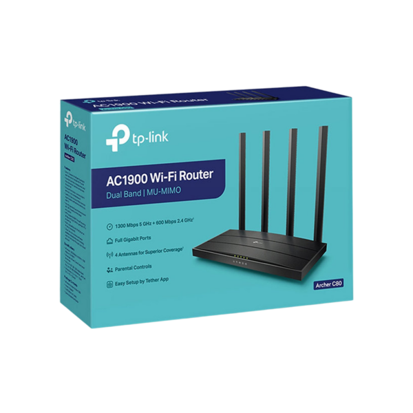 Router Tp-Link Archer C80 AC1900 Dual Band