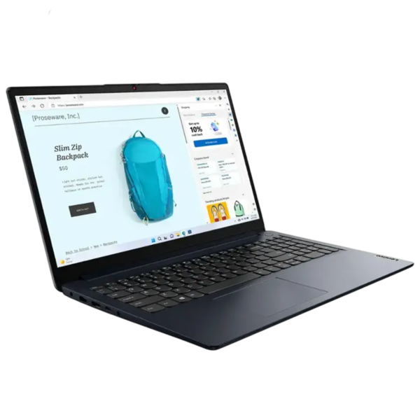 dbff9d_33383db11c9f44bd9f754b6a685d0bf2mv2.png Laptop Lenovo 15.6" Ryzen 3 4GB SSD128GB IdeaPad 1 15AMN7 Abyss Blue
