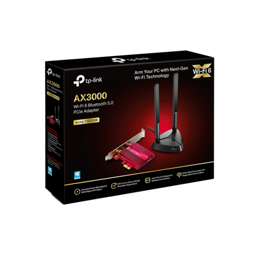 Tarjeta De Red Tp-Link Tx3000e Gigabit PCI-E WiFi 6 + Bluetooth