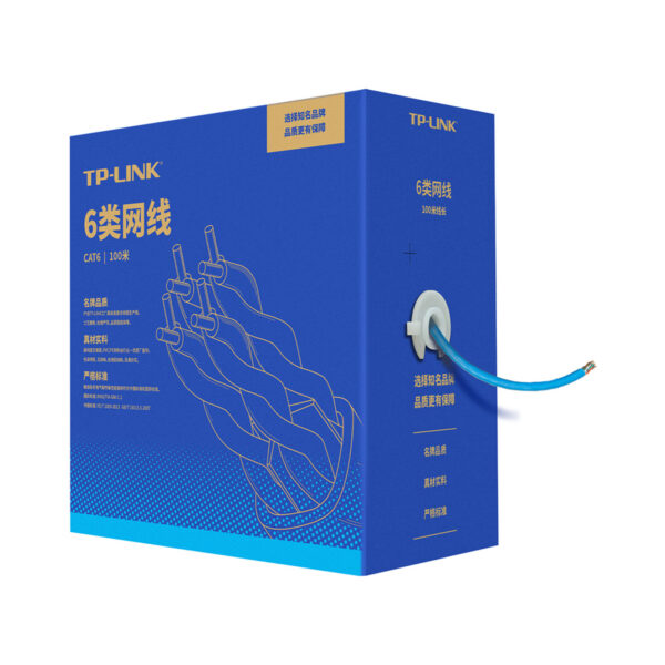 Bobina De Cable Utp Tp-Link 100 Metros Cat.6 Tl-Ec6-100 2.0