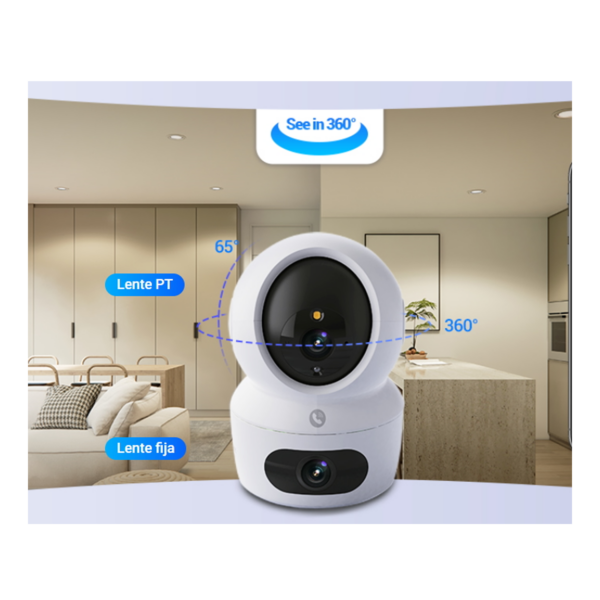 Camara Ezviz H7C Dual 2K Interior