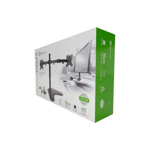 Base Doble Monitor Klip Xtreme Kpm-311 13" Hasta 32"