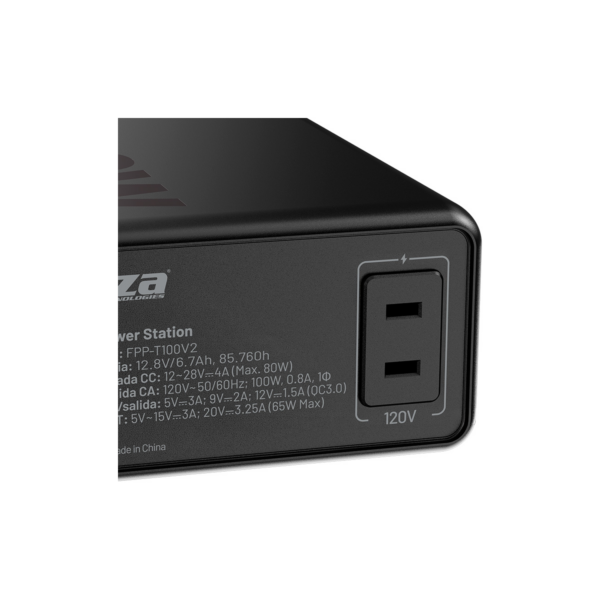 dbff9d_5e544fc40ab340f9b2e9ecc9555c68a5mv2.png Estacion de Poder Portatil Forza TITAN FPP-T100 100W-1AC