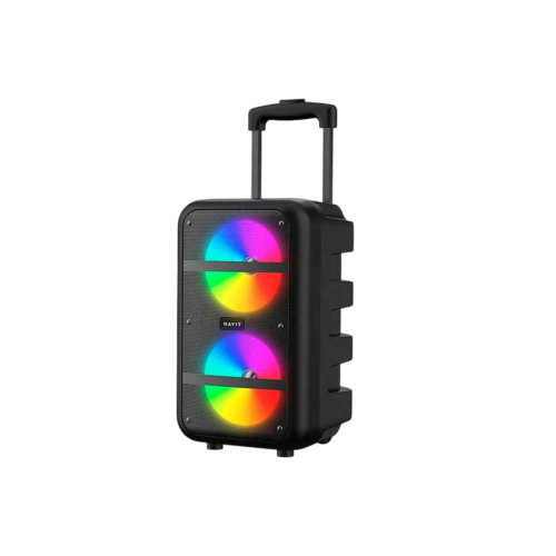 dbff9d_68aec80bd4194db89dd6c092132d056amv2.png Corneta Havit Sq116bt Bluetooth RGB Para Exteriores
