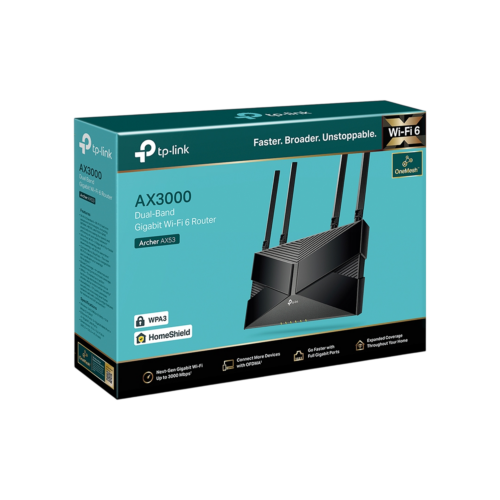 dbff9d_6943a58fb6ef48819bc10bcfd08adab6mv2.png Router TP-Link Archer AX53 AX3000 Dual Band WiFi 6