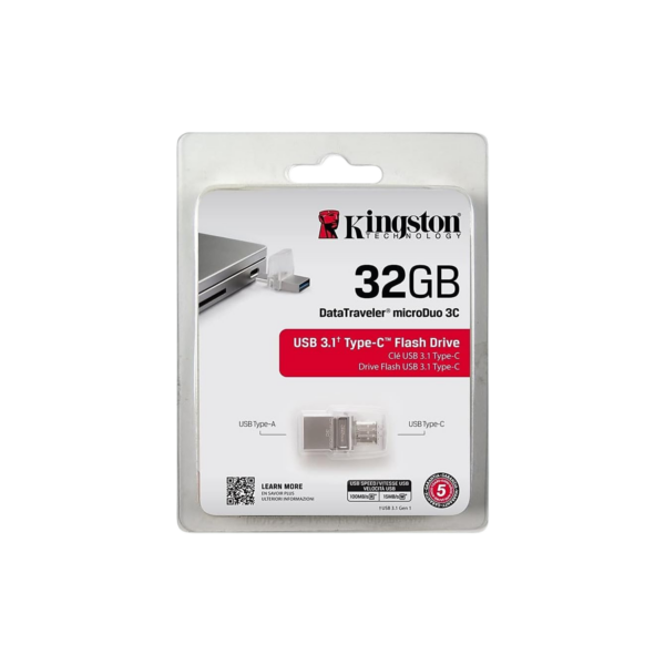 Pendrive 32GB Kingston Dual Drive USB-C / USB-A