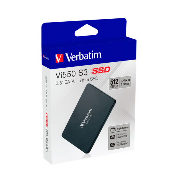 Disco Duro SSD 512GB Verbatim Vi550