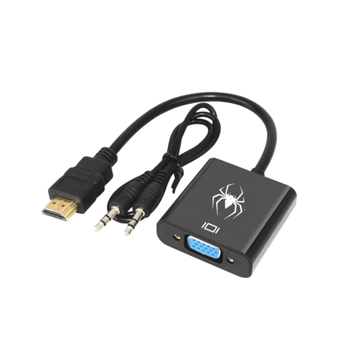 Cable Convertidor SpiderTec HDMI Macho a VGA Hembra