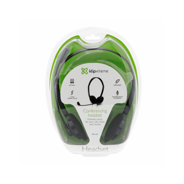 dbff9d_720702b30c5f48acb4e80e13158dad2dmv2.jpg Audifono Klip Xtreme Ksh-270 Conferencing Headset Alambrico Black
