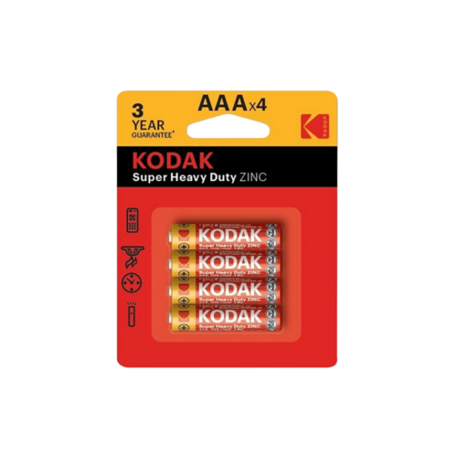 Bateria Kodak AAA x4 Super Heavy Duty