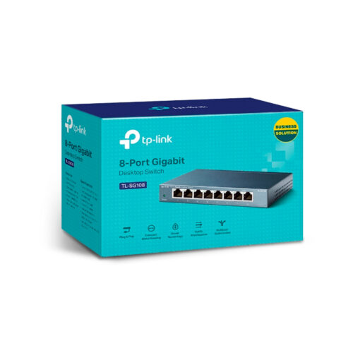 Switch Tp-Link 8 Puertos TL-SG108 Gigabit Desktop