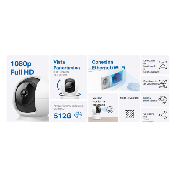 Camara Tapo C202 1080P FULL HD Interior