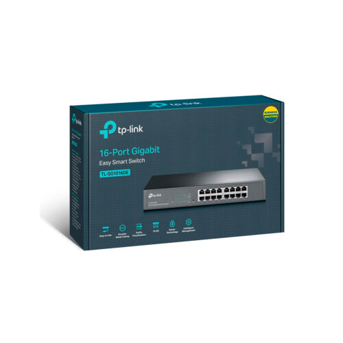 Switch Tp-Link 16 Puertos TL-SG1016DE Gigabit Rackmount