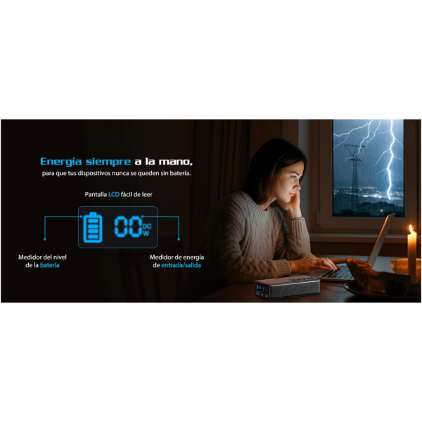 dbff9d_7e89b00571a443959c7f58c8b68f9559mv2.png Estacion de Poder Portatil Forza TITAN FPP-T100 100W-1AC