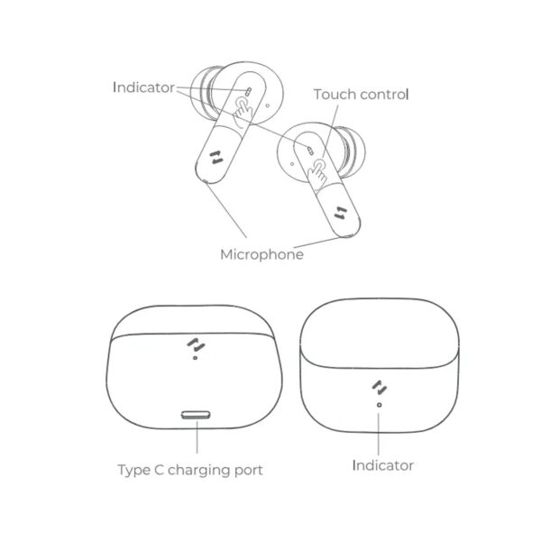 Audifono Havit TW982 Stereo Earbuds