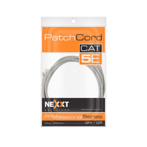 Cable Patch Cord NEXXT Professional Series CAT5 3FT / 1M