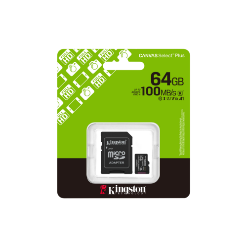 Memoria Micro SD 64GB Kingston Canvas Select Plus