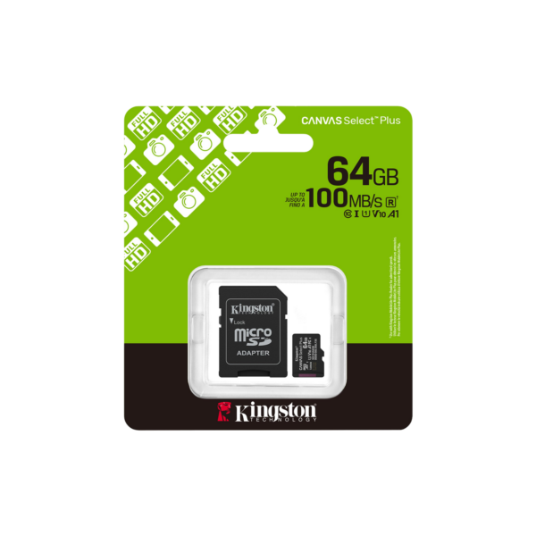 dbff9d_86fb012efa7a4456b5028eb1de821c82mv2.png Memoria Micro SD 64GB Kingston Canvas Select Plus