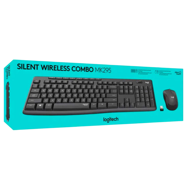Combo Teclado y Mouse Logitech MK295 Silent Inalambrico