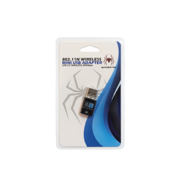 Receptor SpiderTec WiFi USB 2.0 300Mbps