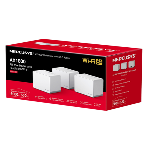 Router Mercusys H70X AX1800 3-PACK Mesh