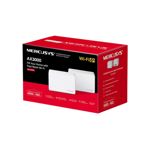 Router Mercusys Halo H80x (2-Pack) AX3000 Whole Home Mesh