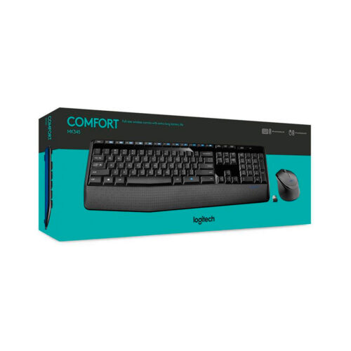Combo teclado y mouse Logitech MK345 Inalambrico