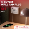 dbff9d_a118780bb1bb4ff78030279f0780099fmv2.png Regleta Energizer 3 Tomas + 2 Puertos - USB A + USB C - YB-203-2U-P