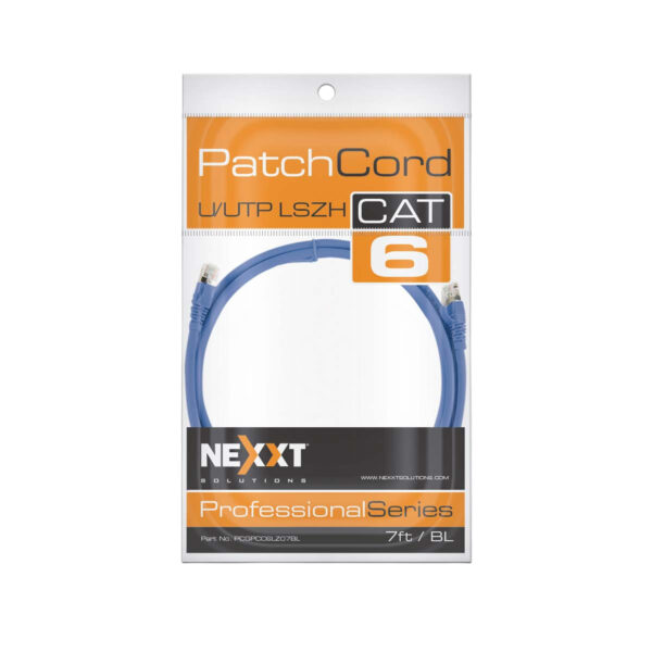 Cable Patch Cord NEXXT Professional Series CAT6A 7FT / 2M