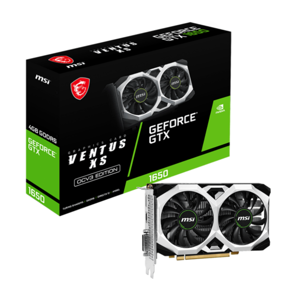 dbff9d_c733dc991cd348bb9599cce9d1e93a38mv2.png Tarjeta Grafica 4GB GDDR6 MSI GeForce GTX 1650 D6 Ventus XS OCV3 - High Profile