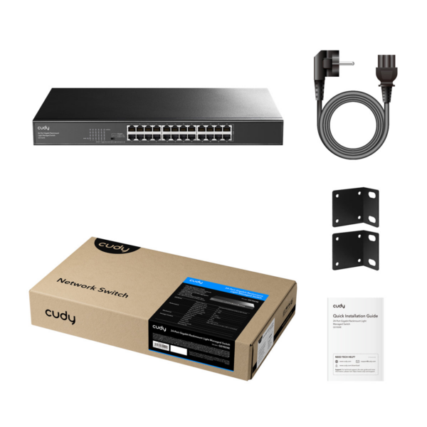 dbff9d_cac389025b7b470f86444a7067fb7a61mv2.png Switch Cudy 24 Puertos GS1024E Gigabit Light Administrable