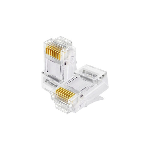 Conectores RJ45 HikVision CAT6 100 unidades