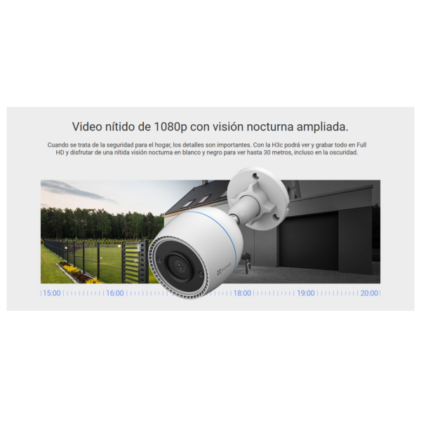 Camara Ezviz H3C Exterior