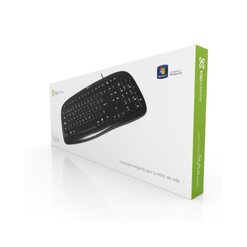 Teclado Klip Xtreme Kks-050s Stylus Alambrico Black