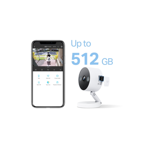 dbff9d_eb9e54e5e7af4f6eb172911699e7f0eemv2.png Camara TP-Link Tapo C120 2k QHD Interior / Exterior