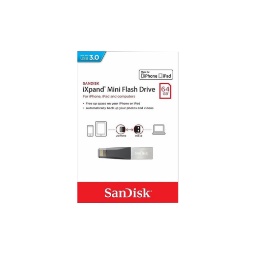 dbff9d_f5d7fe9c984141b6b8bf1bc5db66a0c2mv2.png Pendrive 64GB Sandisk dual drive ixpand para iPhone / iPad