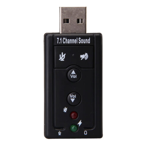 Tarjeta de sonido USB externo 7.1