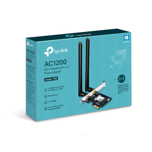 Tarjeta de red Tp-Link Archer T5E Wi-Fi + Bluetooth AC1200 Pci-e